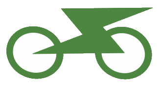Electric Bike is a cool minimal design featuring the electric symbol and a pair of wheels. For energy-saving cyclists who love their e-bikes!
