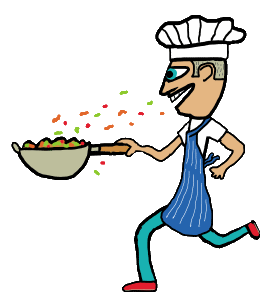 Fast food chef goes stir fry crazy