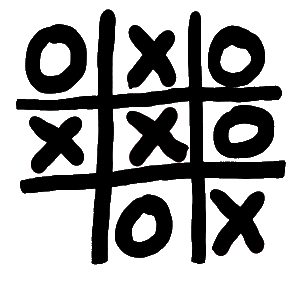 Tic-tac-toe or Noughts and Crosses game